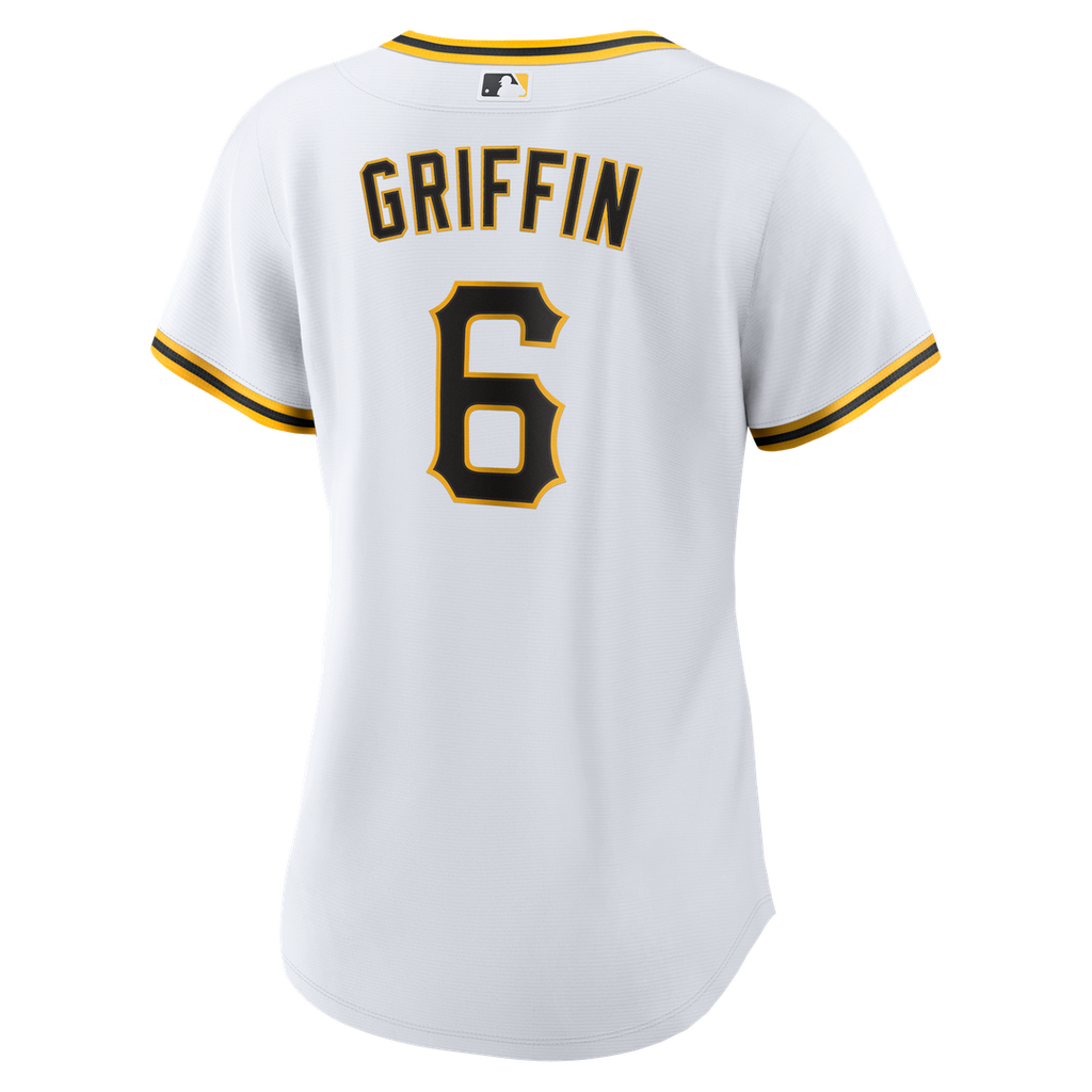 Konnor Griffin Pittsburgh Pirates Nike Women's Home Replica Jersey - White Official MLB Team Apparel Baseball Fan Gear