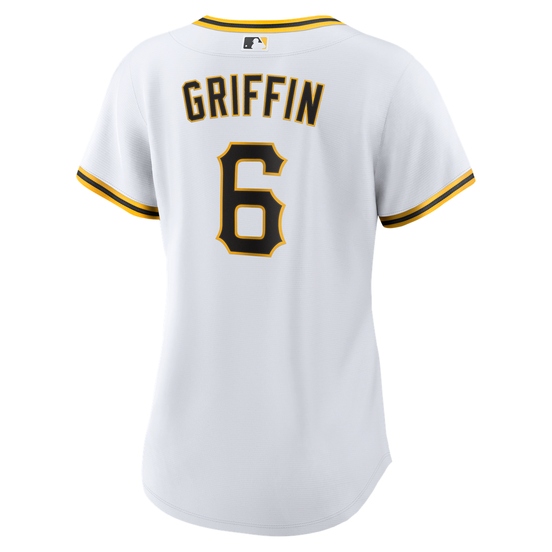 Konnor Griffin Pittsburgh Pirates Nike Women's Home Replica Jersey - White Official MLB Team Apparel Baseball Fan Gear