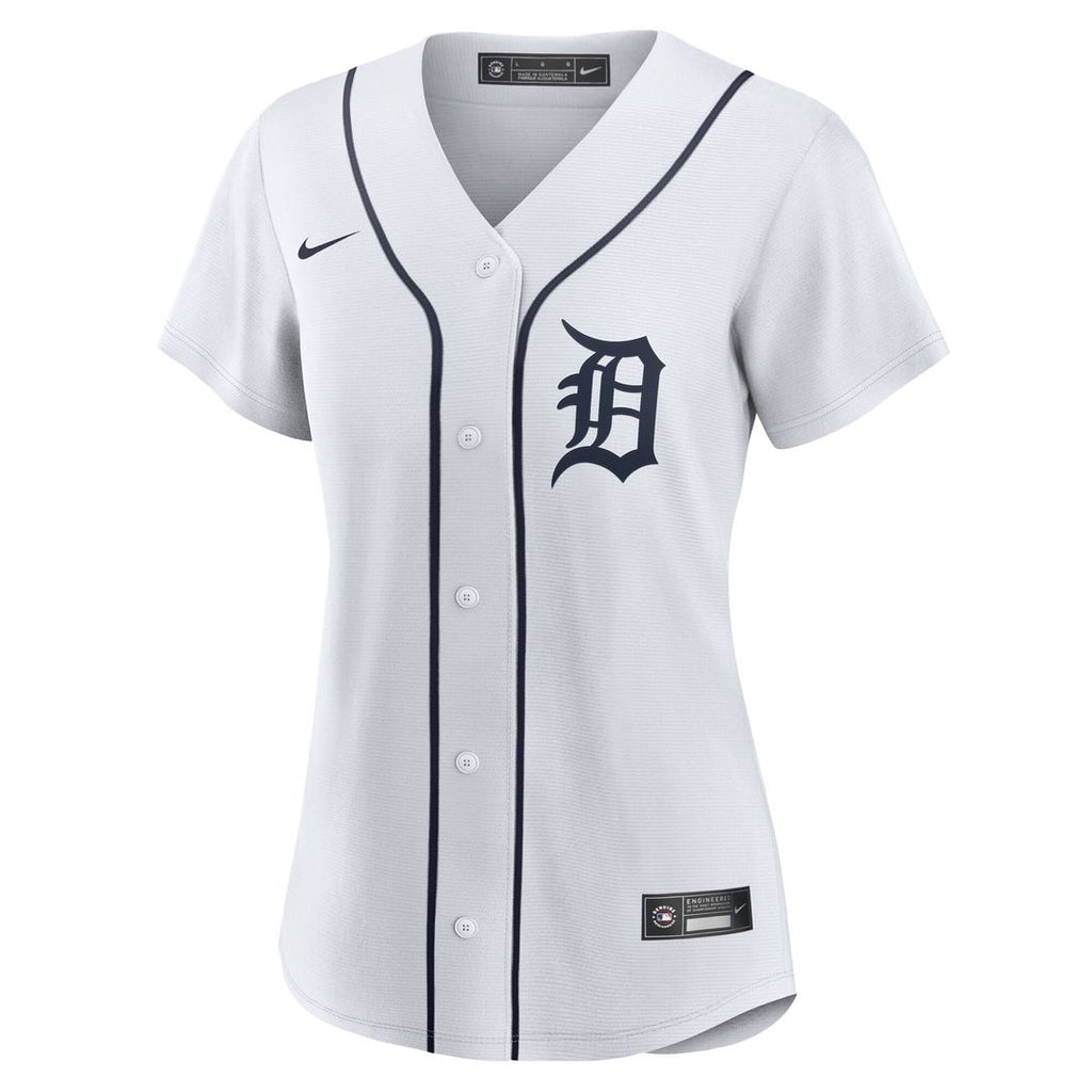 Zach McKinstry Detroit Tigers Nike Women's Home Replica Jersey - White Official MLB Team Apparel Baseball Fan Gear
