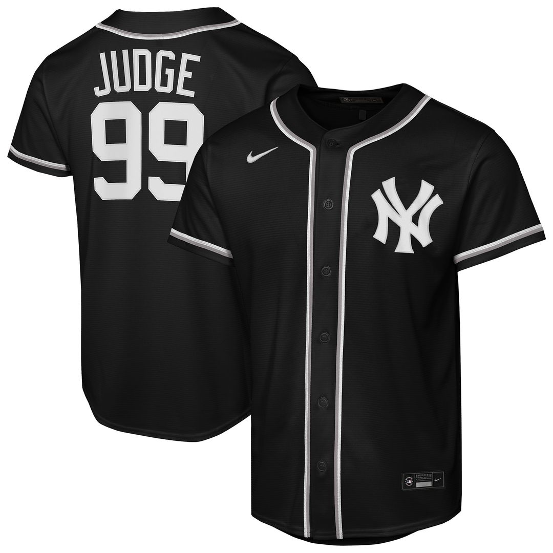 Aaron Judge New York Yankees Nike Youth Fashion Replica Player Jersey - Black Official MLB Team Apparel Baseball Fan Gear