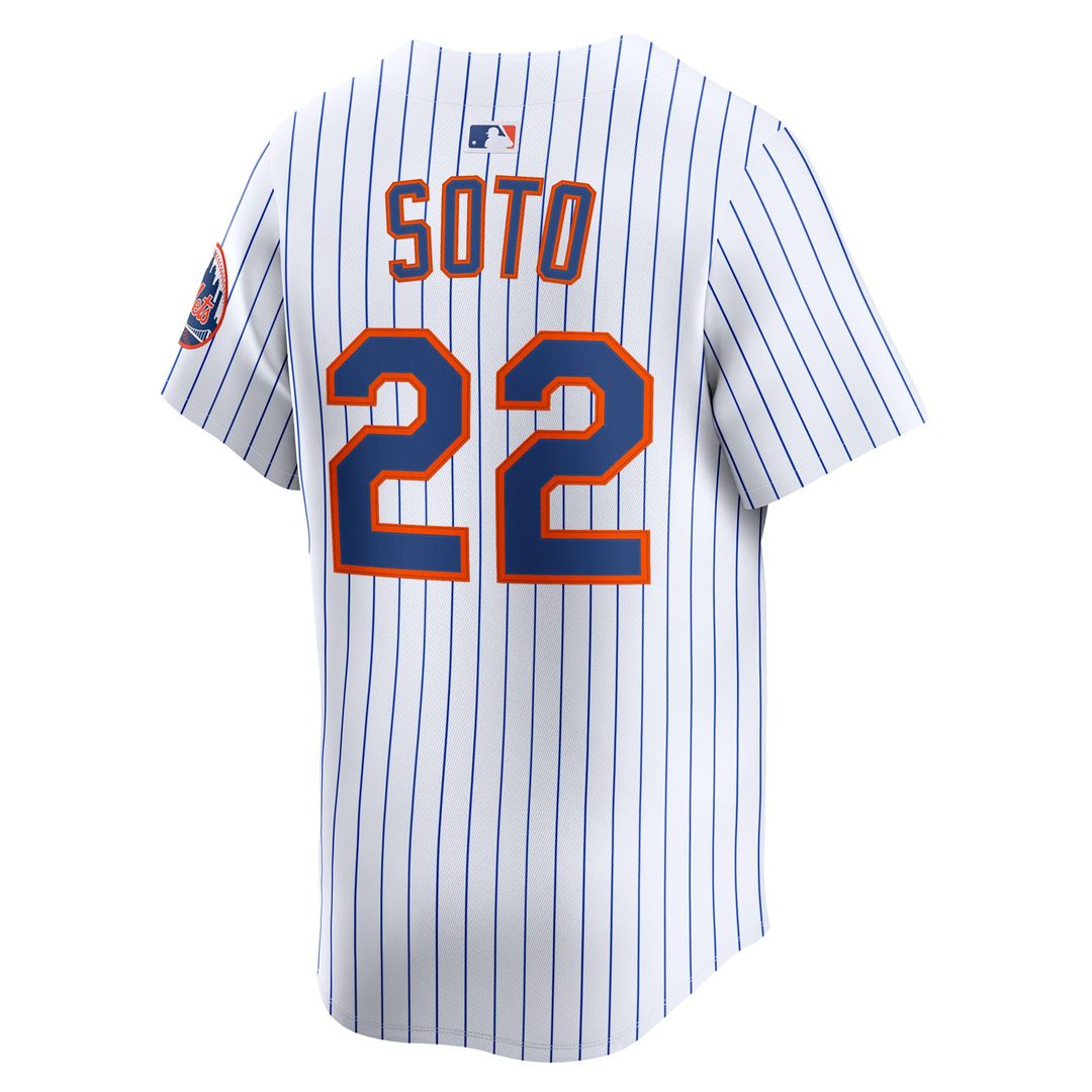 Juan Soto New York Mets Nike Home Limited Player Jersey - White Official MLB Team Apparel Baseball Fan Gear