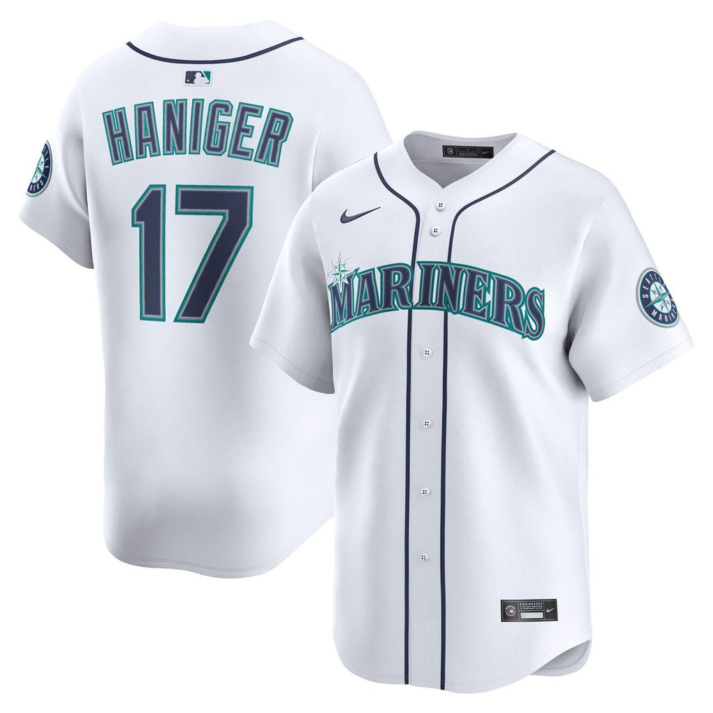 Mitch Haniger Seattle Mariners Nike Home Limited Player Jersey - White Official MLB Team Apparel Baseball Fan Gear