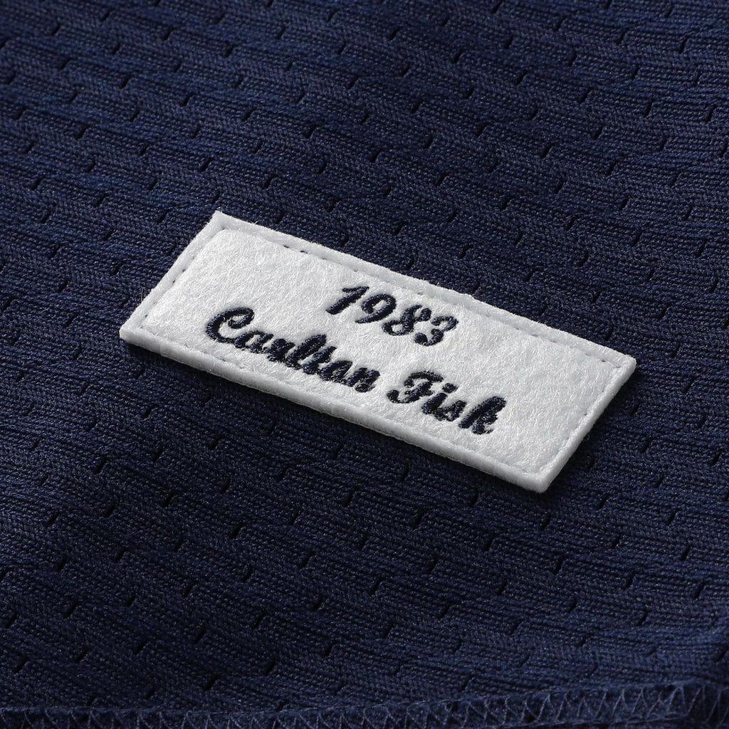 Carlton Fisk Chicago White Sox Mitchell & Ness Authentic Batting Practice Jersey - Navy Official MLB Team Apparel Baseball Fan Gear