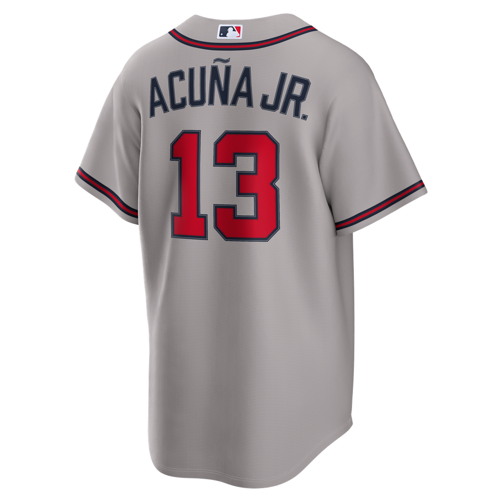 Ronald Acuña Jr. Atlanta Braves Nike Alternate Replica Jersey - Navy Official MLB Team Apparel Baseball Fan Gear
