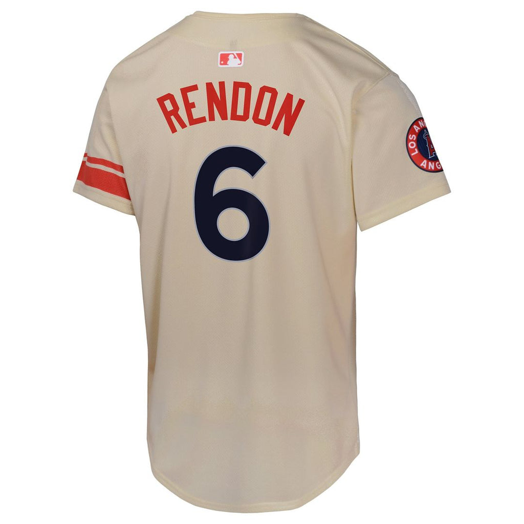 Anthony Rendon Los Angeles Angels Nike Youth City Connect Limited Player Jersey - Cream Official MLB Team Apparel Baseball Fan Gear