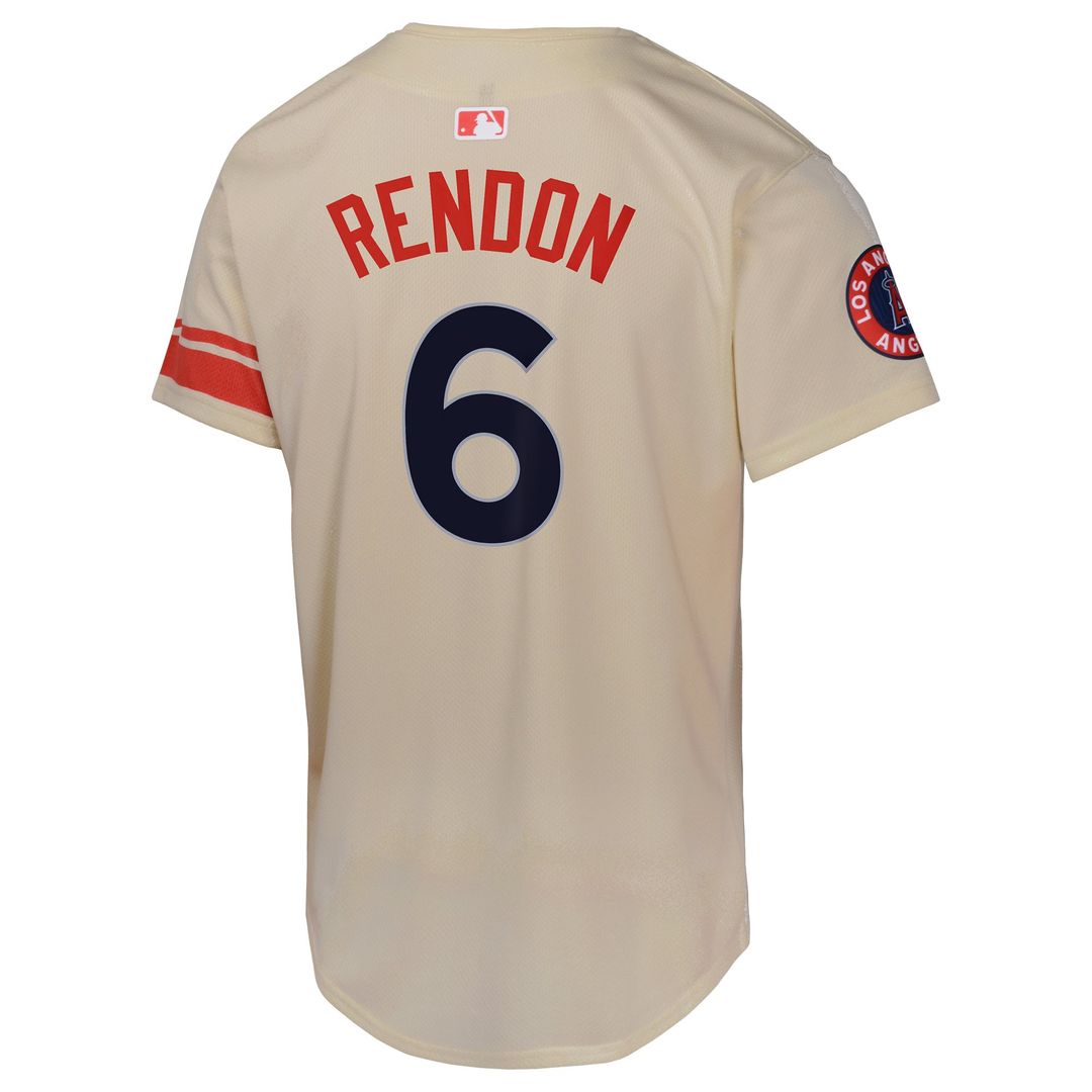 Anthony Rendon Los Angeles Angels Nike Youth City Connect Limited Player Jersey - Cream Official MLB Team Apparel Baseball Fan Gear