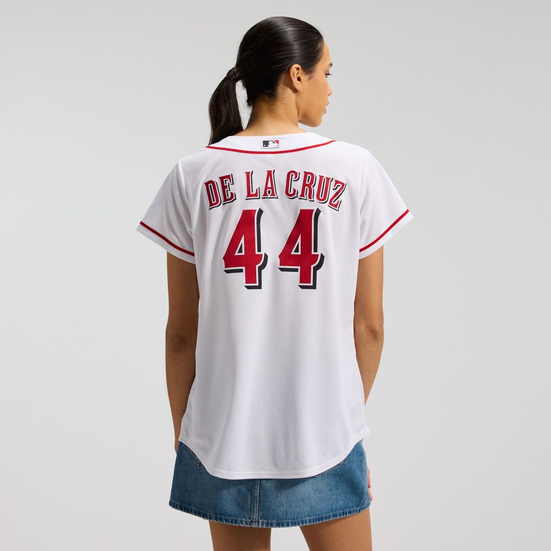 Elly De La Cruz Cincinnati Reds Nike Women's Home Replica Jersey - White Official MLB Team Apparel Baseball Fan Gear