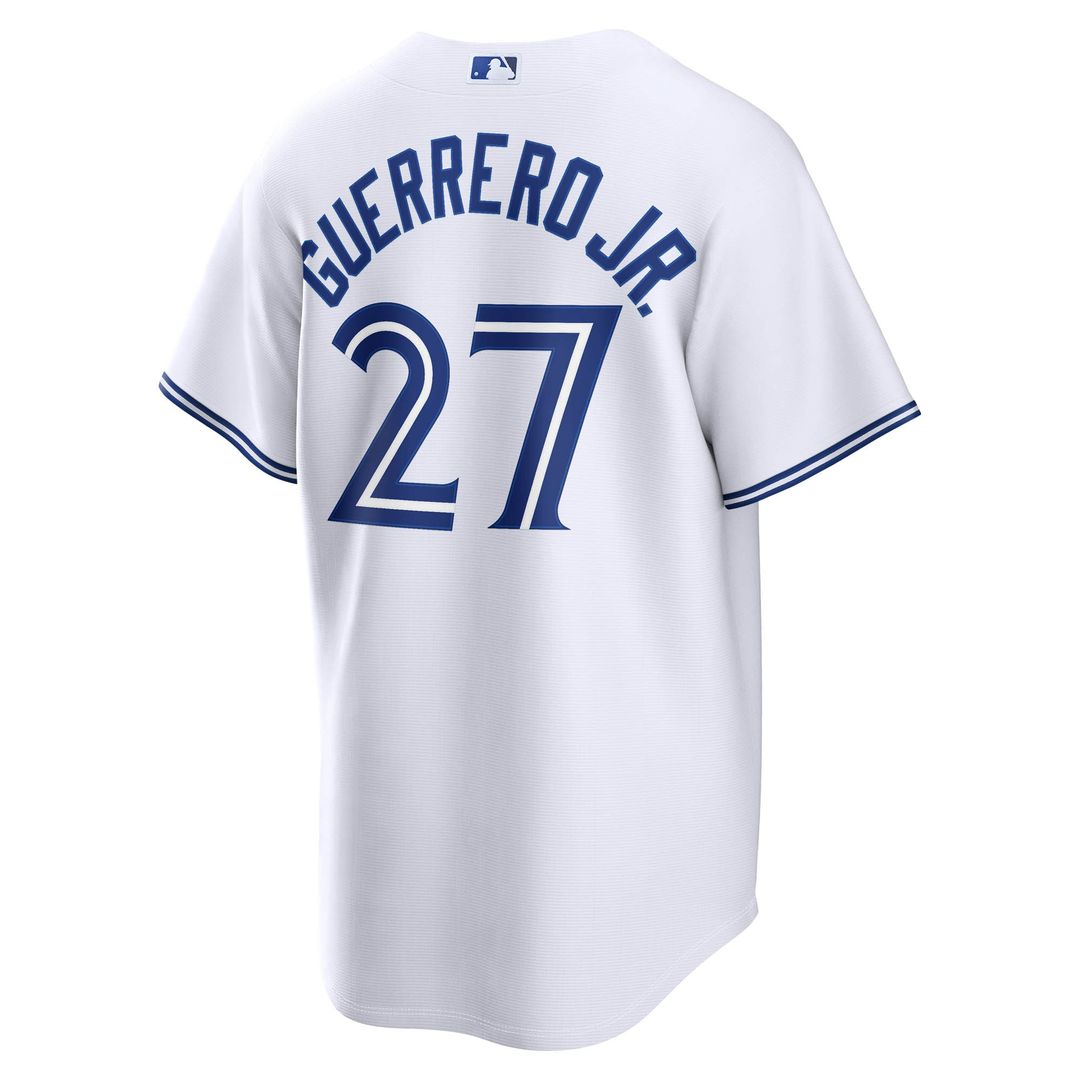 Vladimir Guerrero Jr. Toronto Blue Jays Nike Home Replica Jersey - White Official MLB Team Apparel Baseball Fan Gear