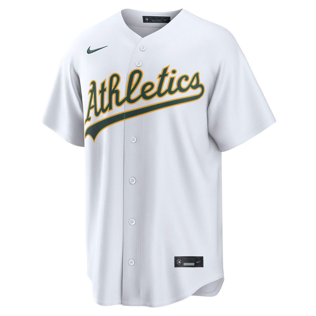Athletics Nike Home Replica Jersey - White Official MLB Team Apparel Baseball Fan Gear
