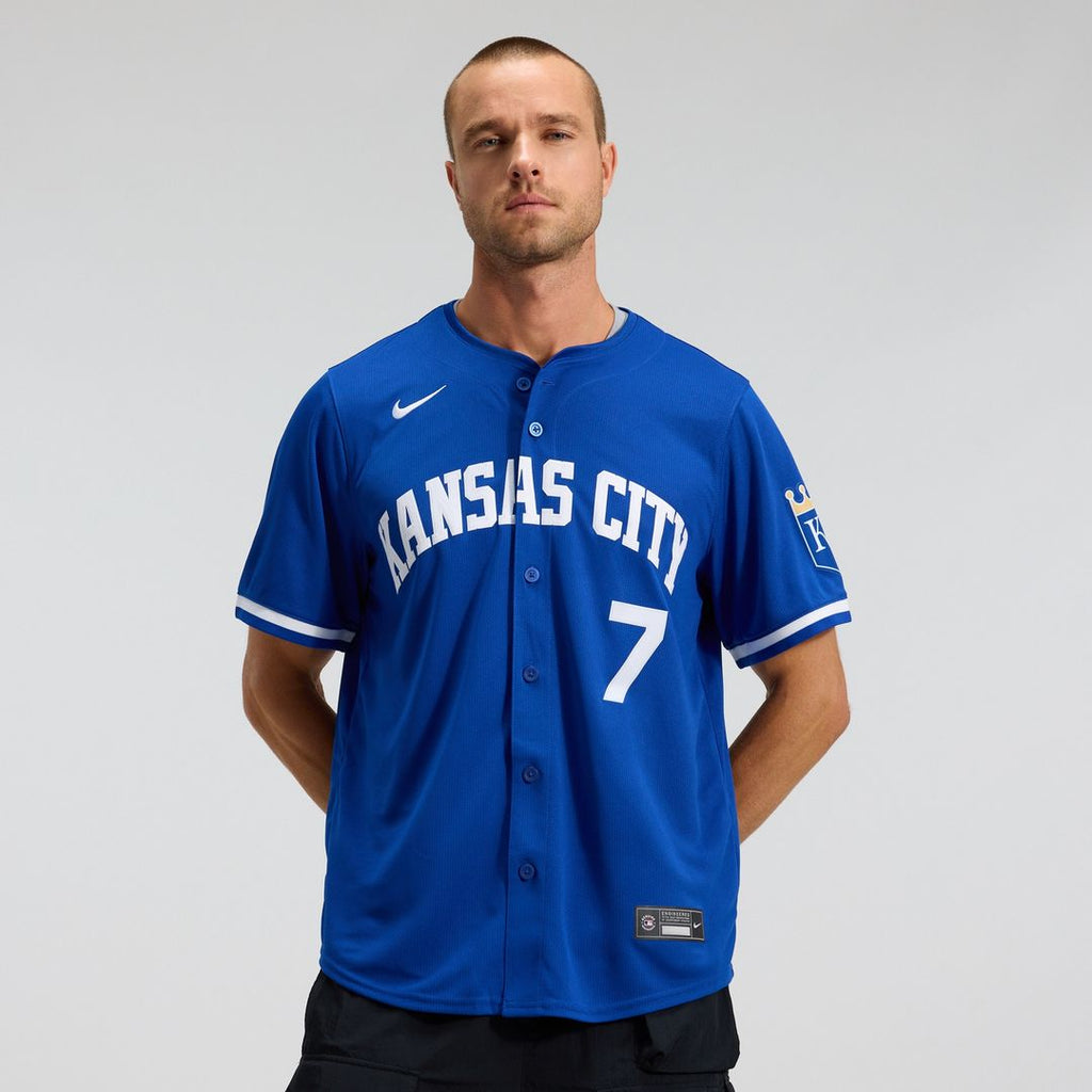 Bobby Witt Jr. Kansas City Royals Nike Alternate 2 Limited Player Jersey - Royal Official MLB Team Apparel Baseball Fan Gear