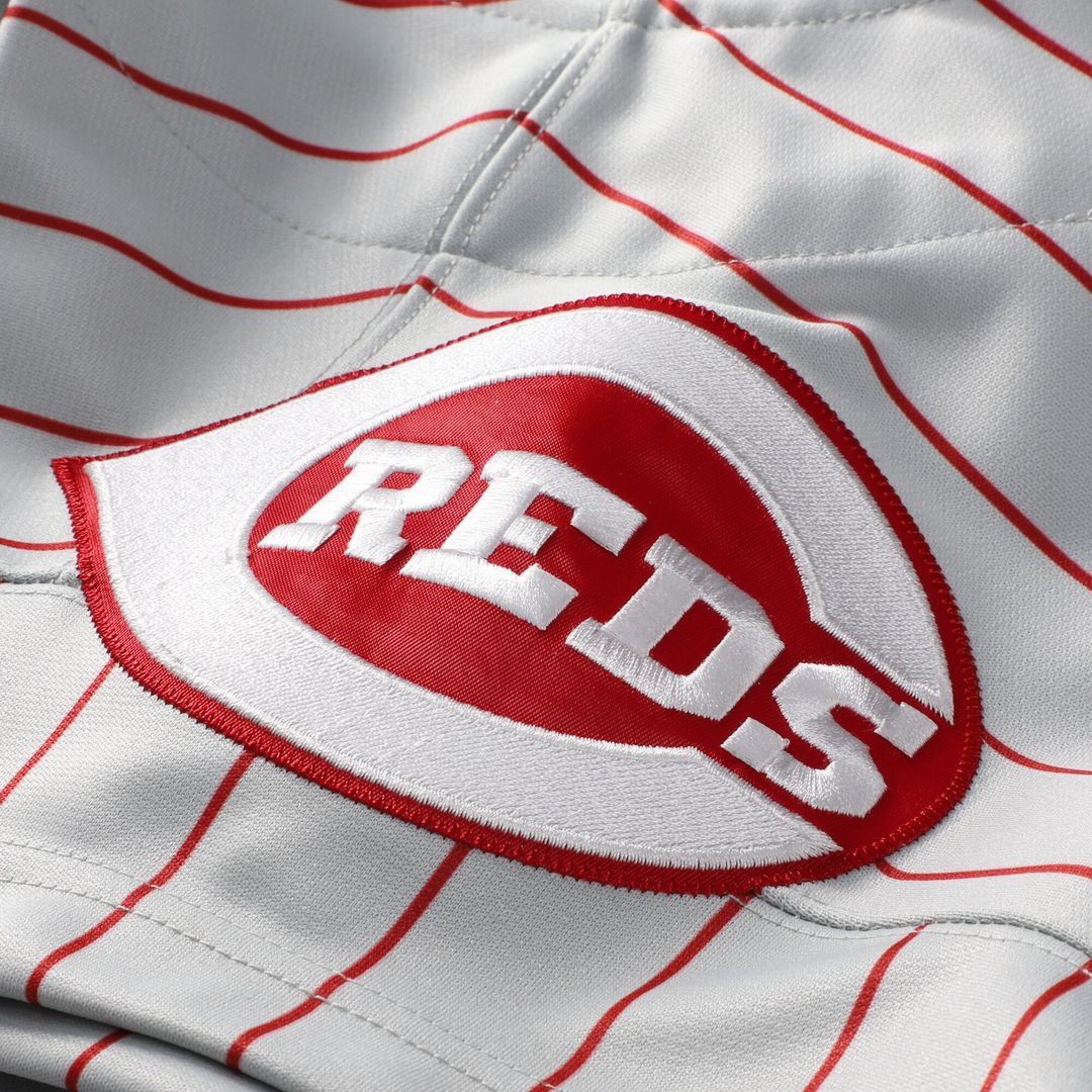 Deion Sanders Cincinnati Reds Mitchell & Ness 1997 Authentic Jersey - Gray Official MLB Team Apparel Baseball Fan Gear