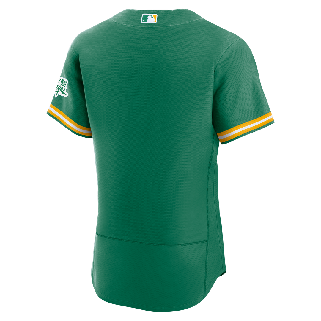 Athletics Nike Alternate Authentic Jersey - Green Official MLB Team Apparel Baseball Fan Gear