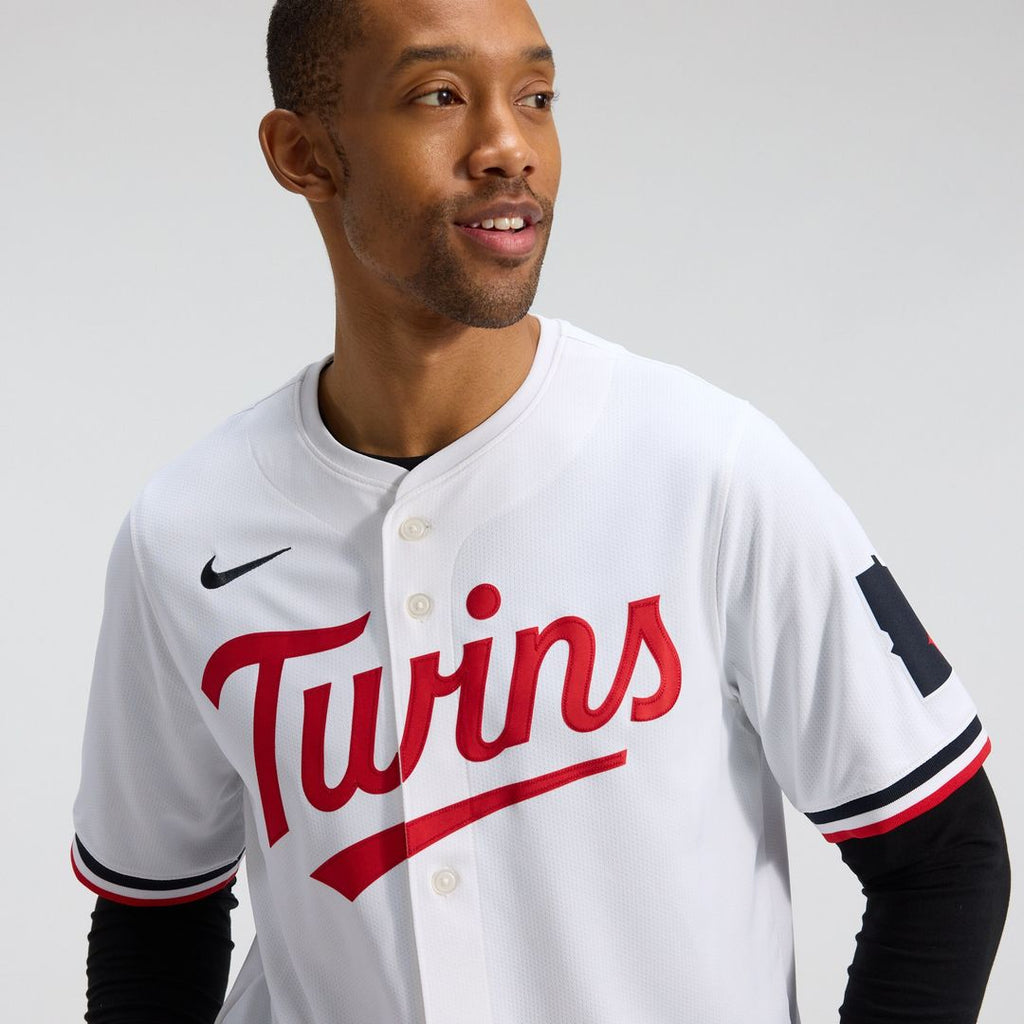 Minnesota Twins Nike Home Limited Jersey - White Official MLB Team Apparel Baseball Fan Gear