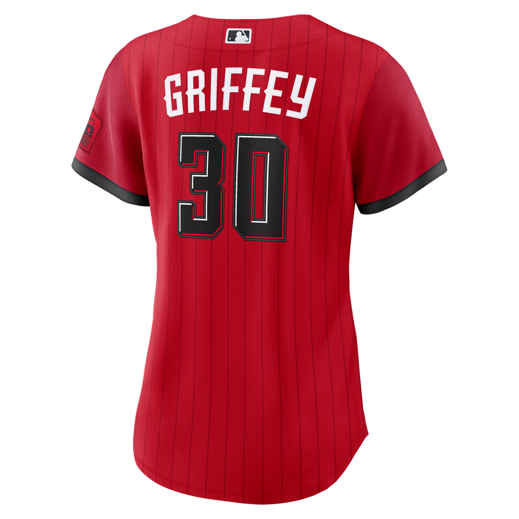 Ken Griffey Jr. Cincinnati Reds Nike Women's 2026 City Connect Stadium Jersey - Red Official MLB Team Apparel Baseball Fan Gear