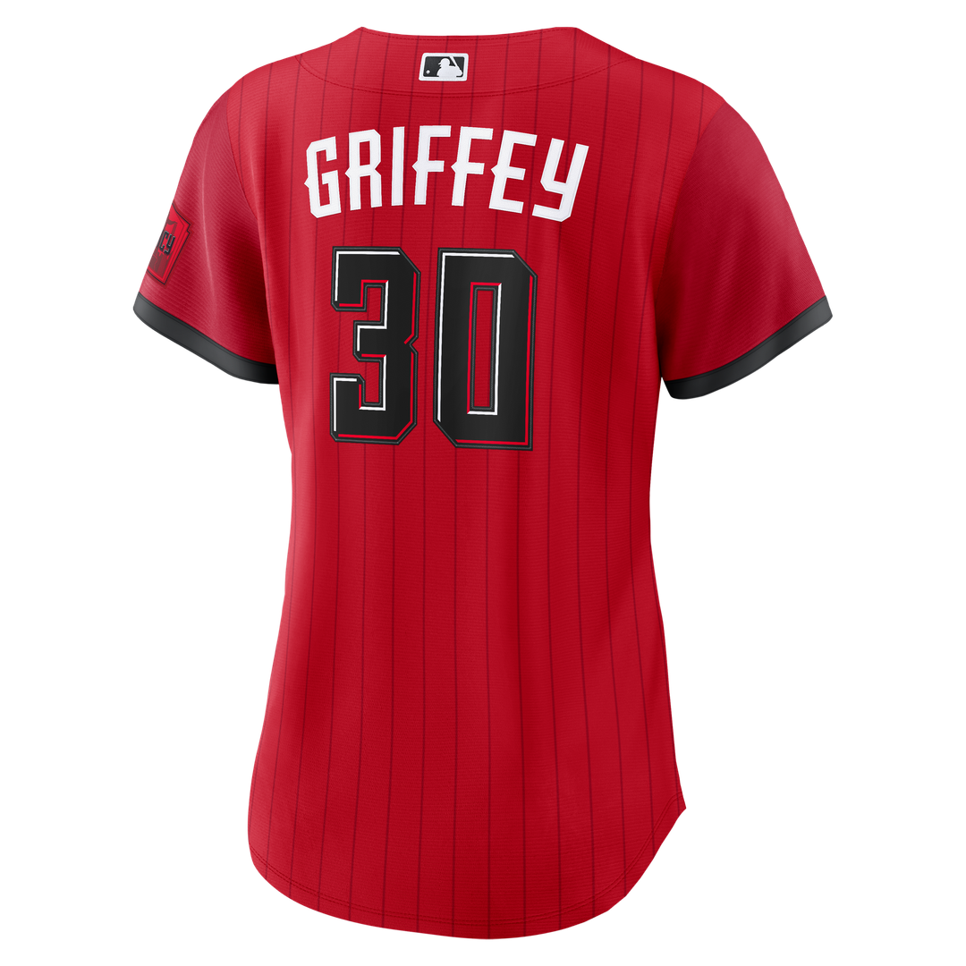 Ken Griffey Jr. Cincinnati Reds Nike Women's 2026 City Connect Stadium Jersey - Red Official MLB Team Apparel Baseball Fan Gear
