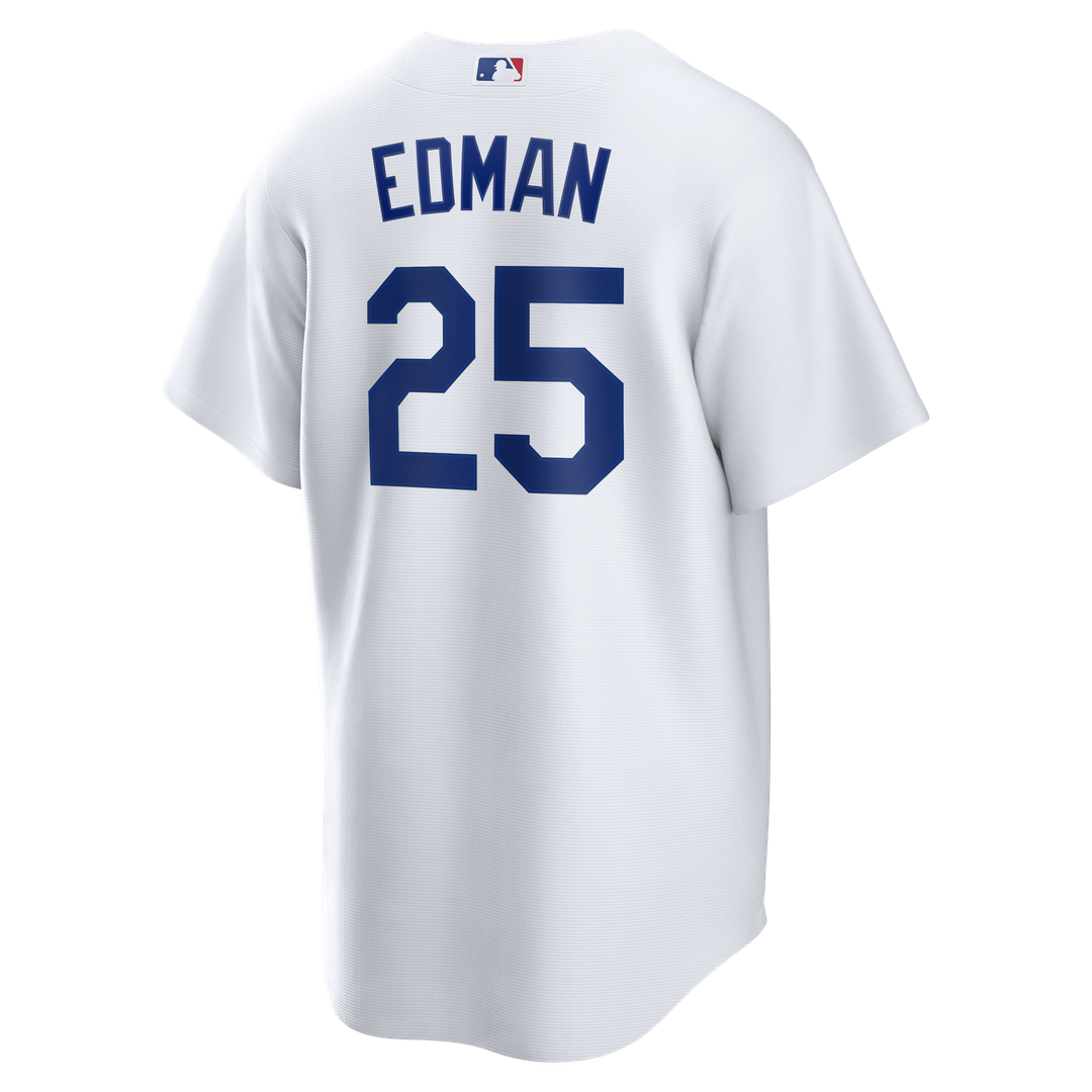 Tommy Edman Los Angeles Dodgers Nike Home Replica Jersey - White Official MLB Team Apparel Baseball Fan Gear