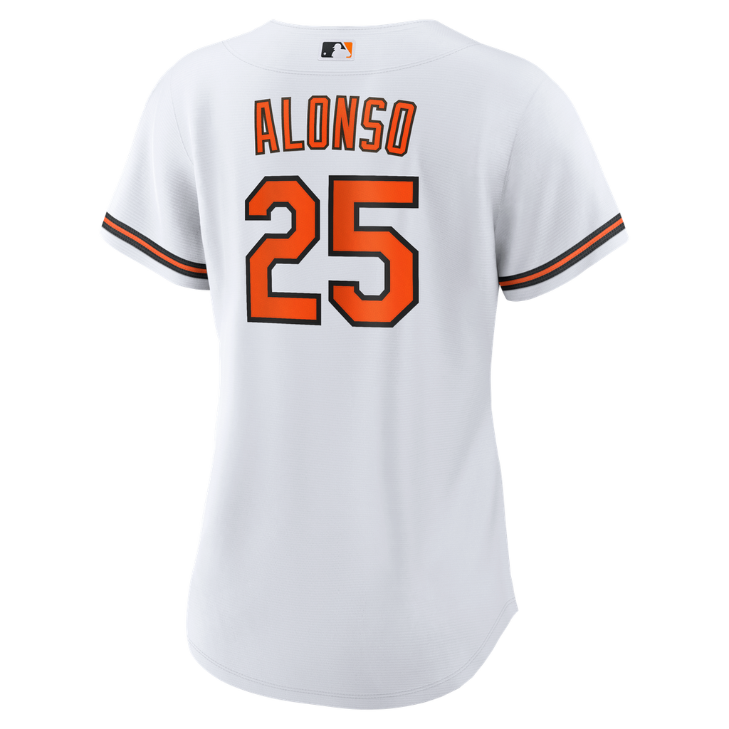 Pete Alonso Baltimore Orioles Nike Women's Home Replica Jersey - White Official MLB Team Apparel Baseball Fan Gear