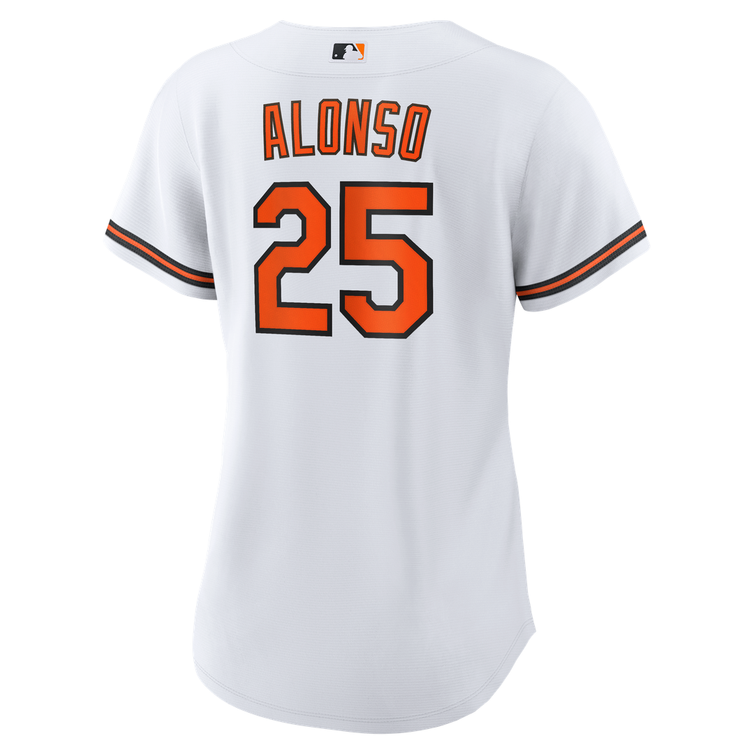 Pete Alonso Baltimore Orioles Nike Women's Home Replica Jersey - White Official MLB Team Apparel Baseball Fan Gear