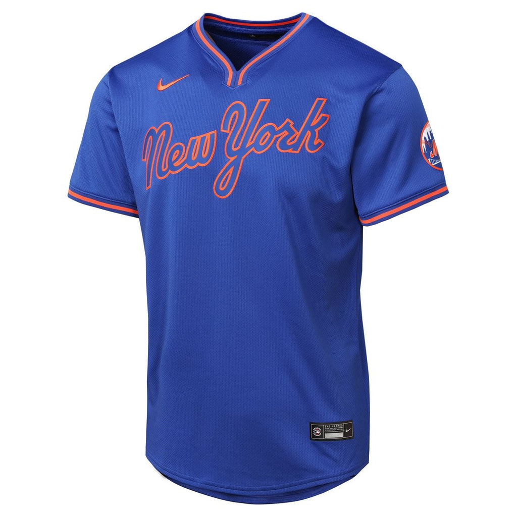 New York Mets Youth Road Limited Jersey - Gray Official MLB Team Apparel Baseball Fan Gear