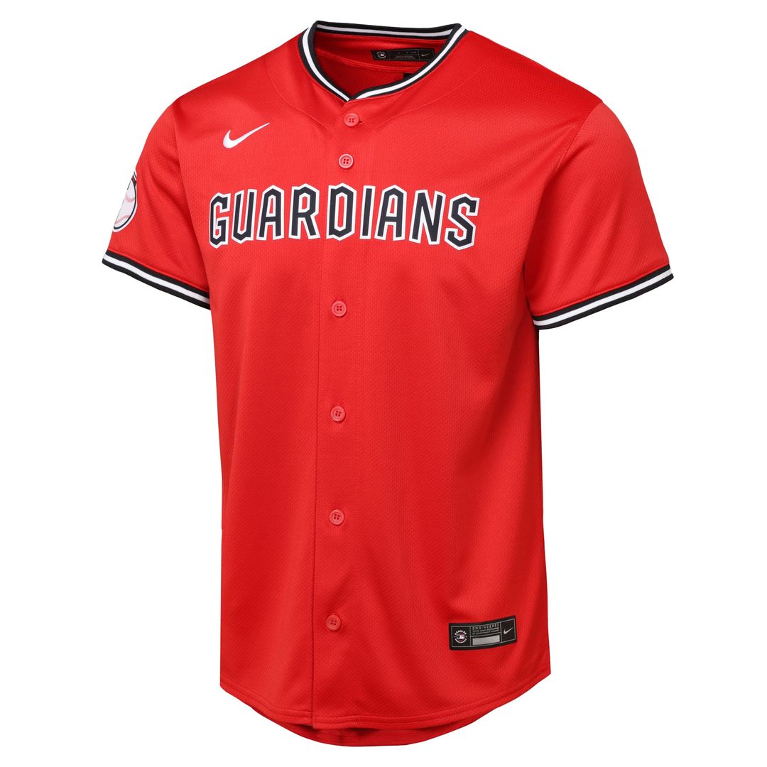 Cleveland Guardians Youth Alternate 2 Limited Jersey - Red Official MLB Team Apparel Baseball Fan Gear