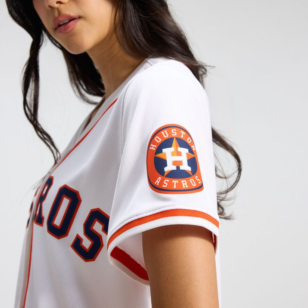 Houston Astros Nike Home Women's Limited Jersey - White Official MLB Team Apparel Baseball Fan Gear