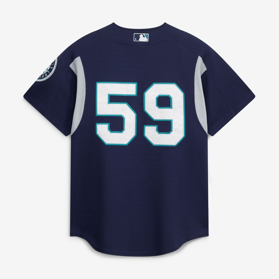Felix Hernandez Seattle Mariners Mitchell & Ness Cooperstown Collection Batting Practice Jersey – Navy Official MLB Team Apparel Baseball Fan Gear