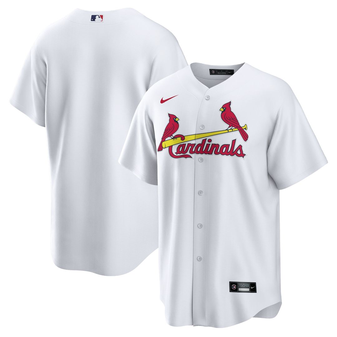 St. Louis Cardinals Nike Home Blank Replica Jersey - White Official MLB Team Apparel Baseball Fan Gear