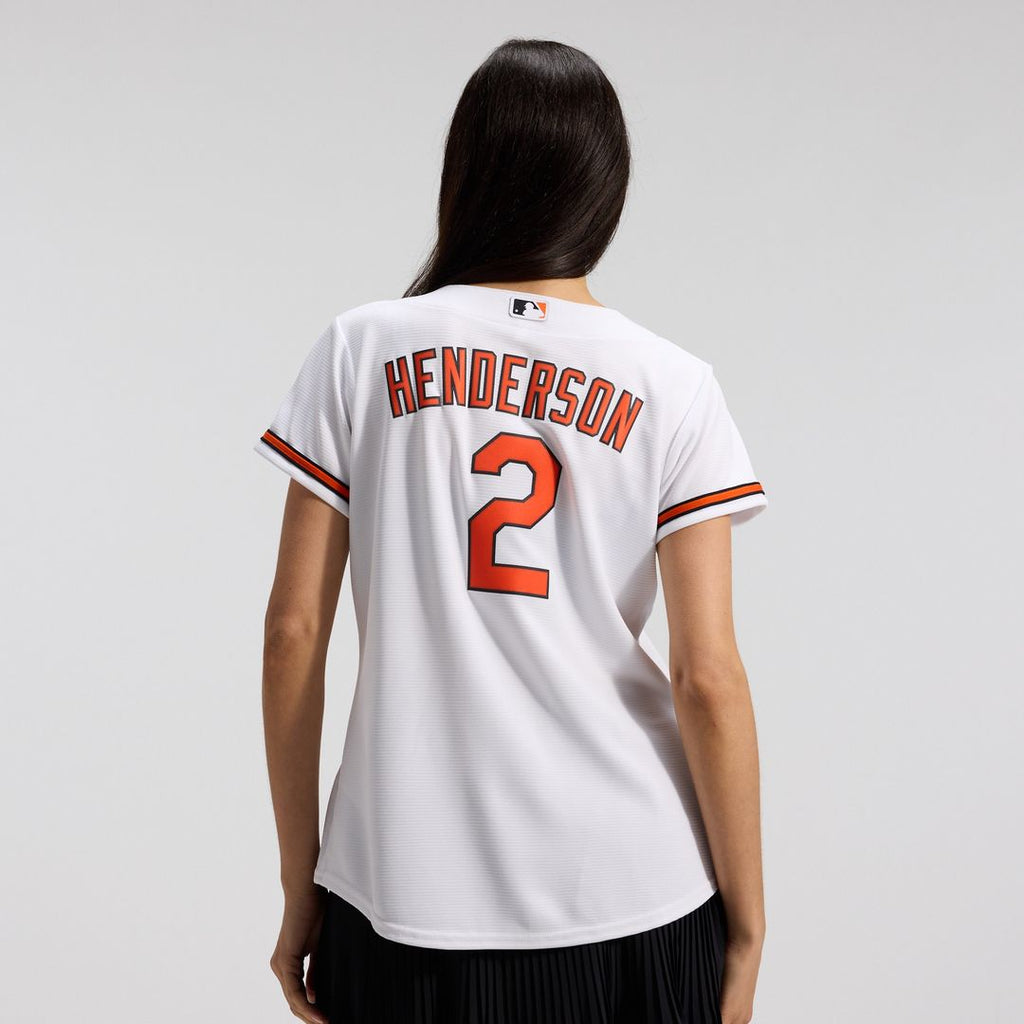 Gunnar Henderson Baltimore Orioles Nike Women's Replica Player Jersey - White Official MLB Team Apparel Baseball Fan Gear