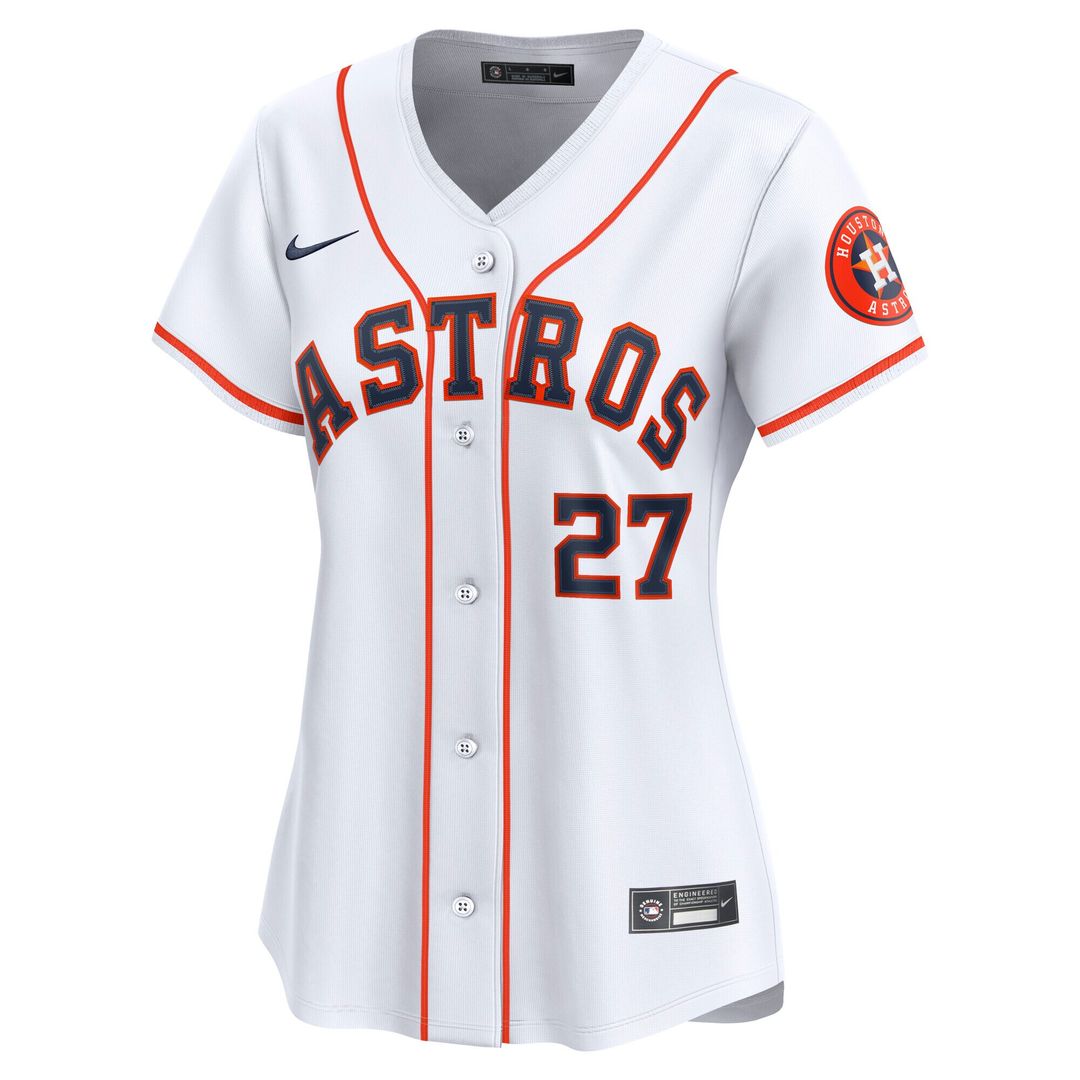 Jose Altuve Houston Astros Nike Women's Home Limited Player Jersey - White Official MLB Team Apparel Baseball Fan Gear