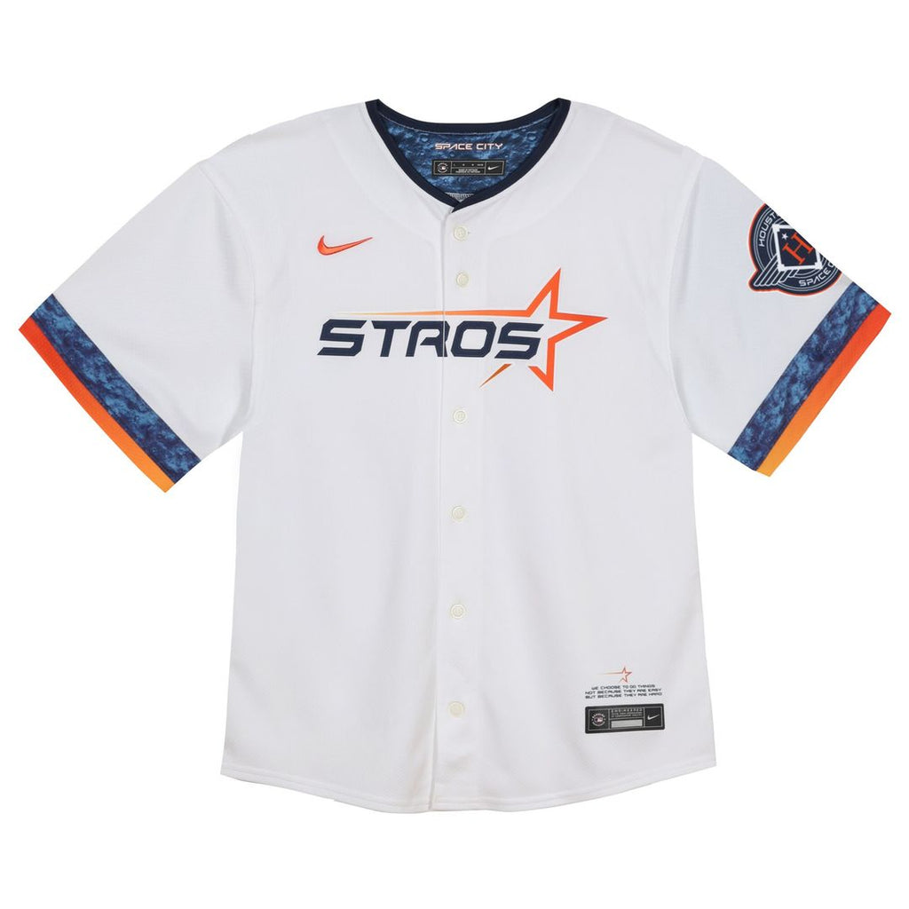 Houston Astros Nike Infant 2025 City Connect Limited Jersey - White Official MLB Team Apparel Baseball Fan Gear