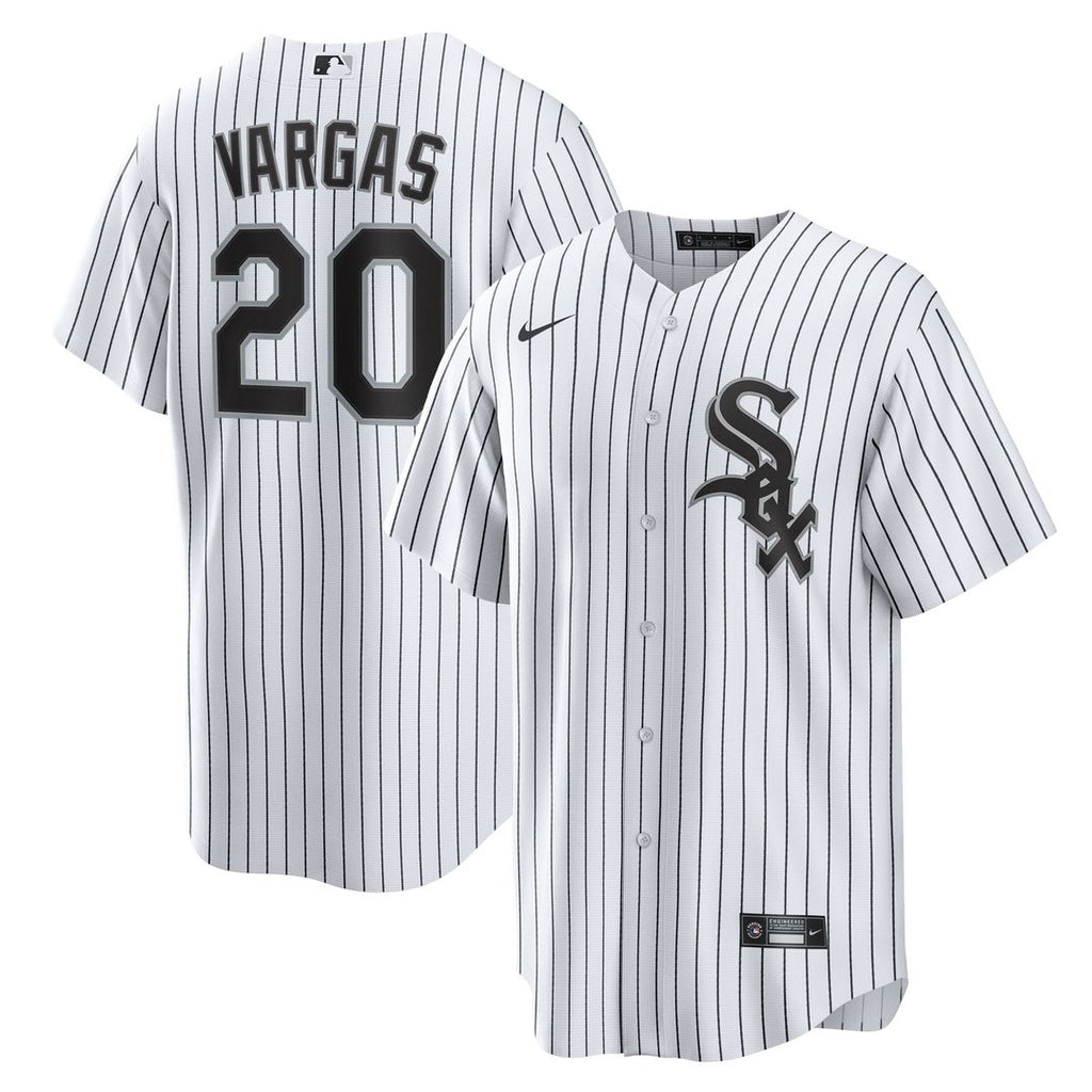 Miguel Vargas Chicago White Sox Nike Home Replica Jersey - White Official MLB Team Apparel Baseball Fan Gear
