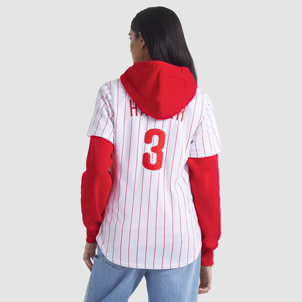 Bryce Harper Philadelphia Phillies Nike Women's Home Limited Player Jersey - White Official MLB Team Apparel Baseball Fan Gear