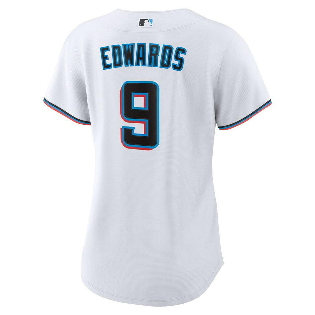 Xavier Edwards Miami Marlins Nike Women's Home Replica Jersey - White Official MLB Team Apparel Baseball Fan Gear
