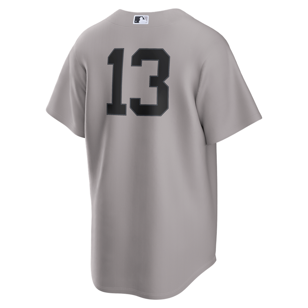Jazz Chisholm Jr. New York Yankees Nike Road Replica Jersey - Gray Official MLB Team Apparel Baseball Fan Gear