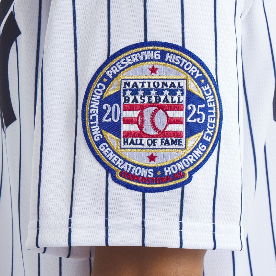 CC Sabathia New York Yankees Nike 2025 Baseball Hall of Fame Name & Number Retired Replica Jersey - White Official MLB Team Apparel Baseball Fan Gear