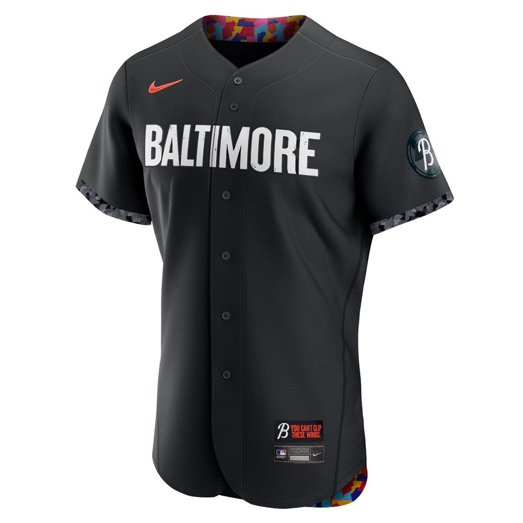 Baltimore Orioles Nike City Connect Authentic Jersey - Black Official MLB Team Apparel Baseball Fan Gear