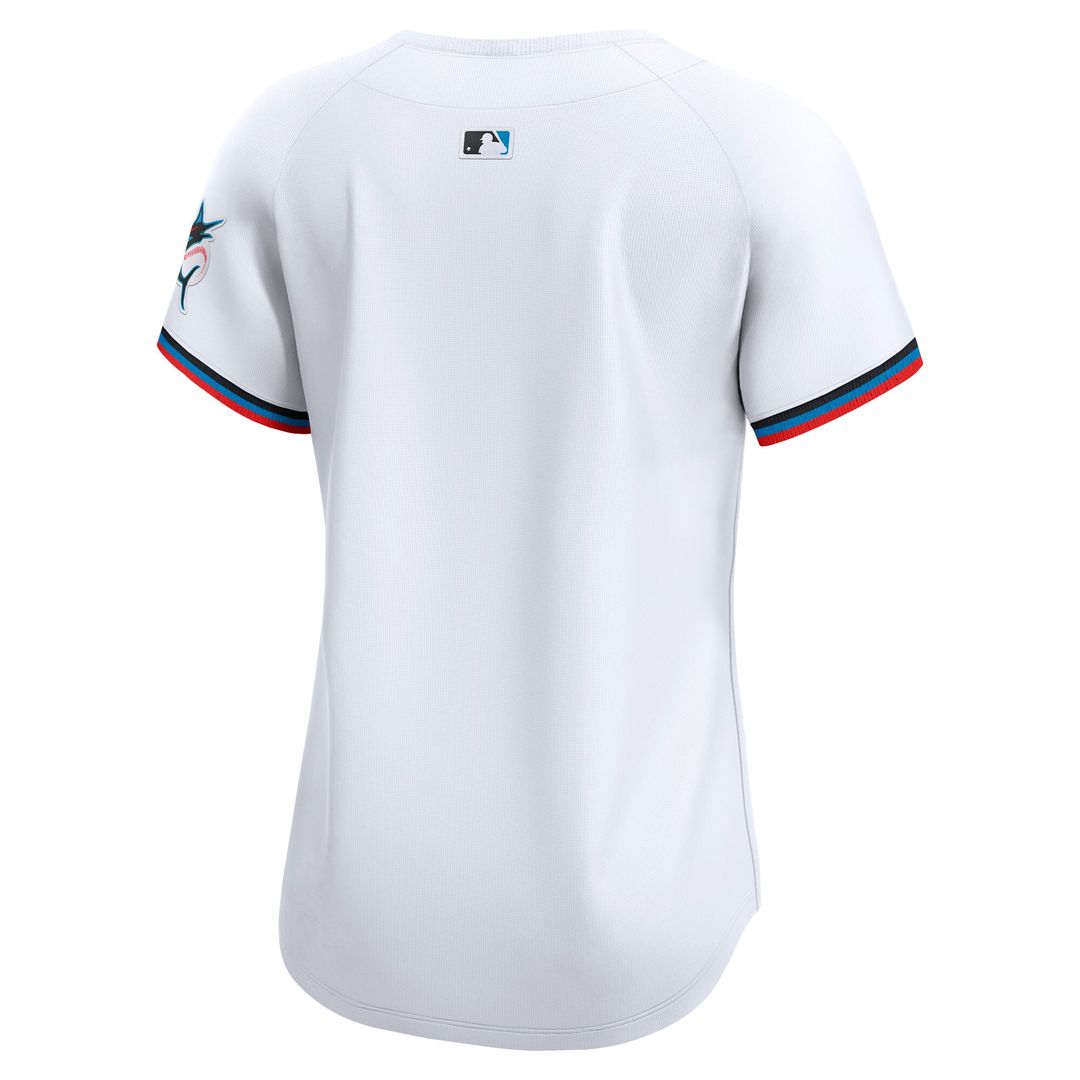 Miami Marlins Nike Women's Home Limited Jersey - White Official MLB Team Apparel Baseball Fan Gear