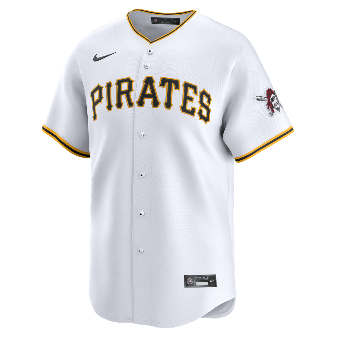 Pittsburgh Pirates Nike Home Limited Jersey - White Official MLB Team Apparel Baseball Fan Gear