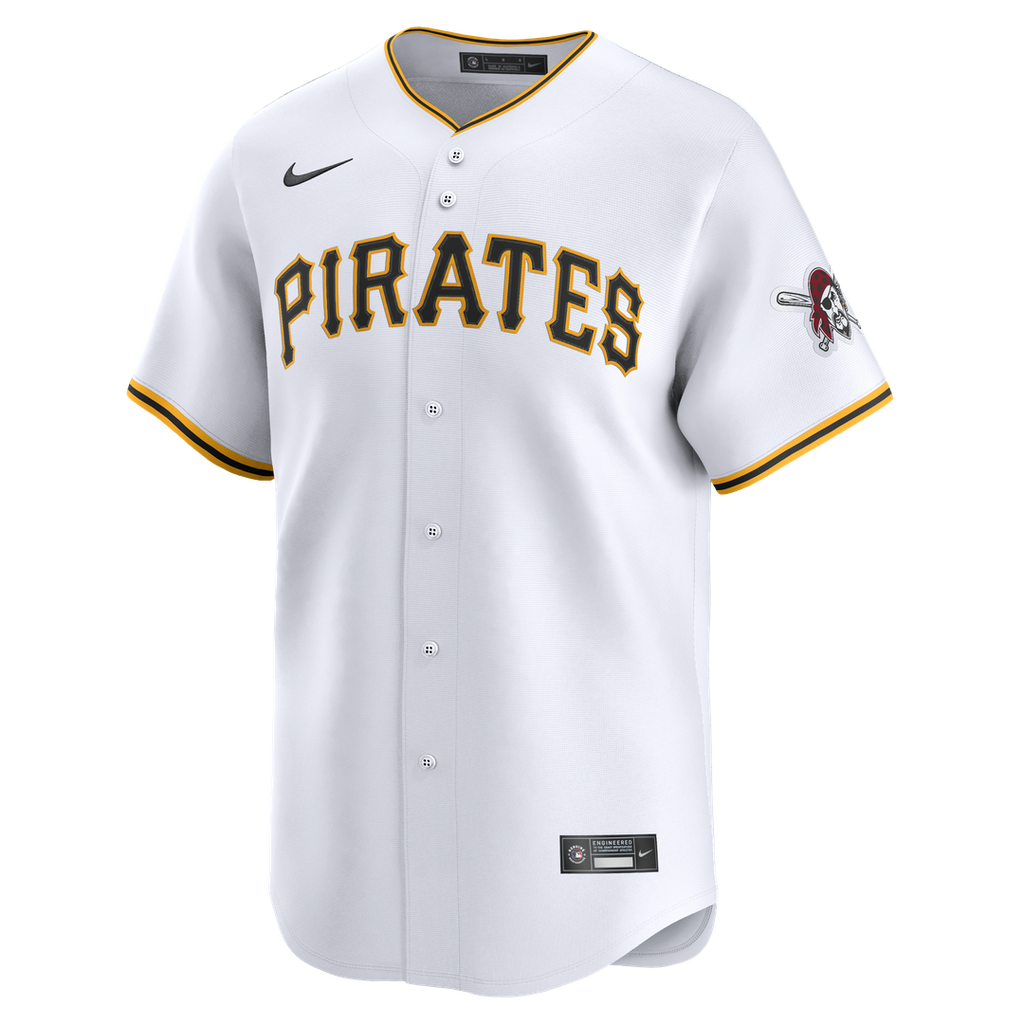 Pittsburgh Pirates Nike Home Limited Jersey - White Official MLB Team Apparel Baseball Fan Gear