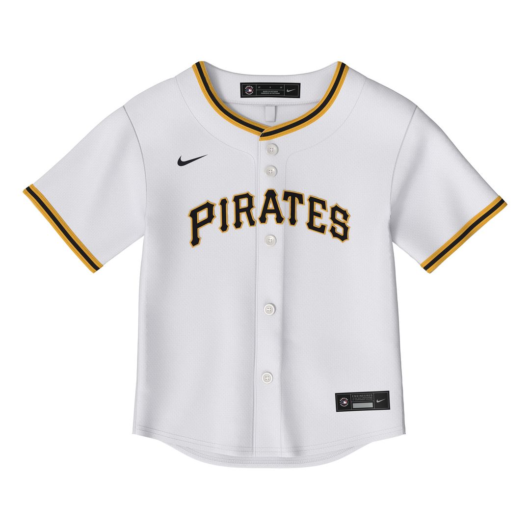 Paul Skenes Pittsburgh Pirates Nike Infant Home Replica Jersey - White Official MLB Team Apparel Baseball Fan Gear