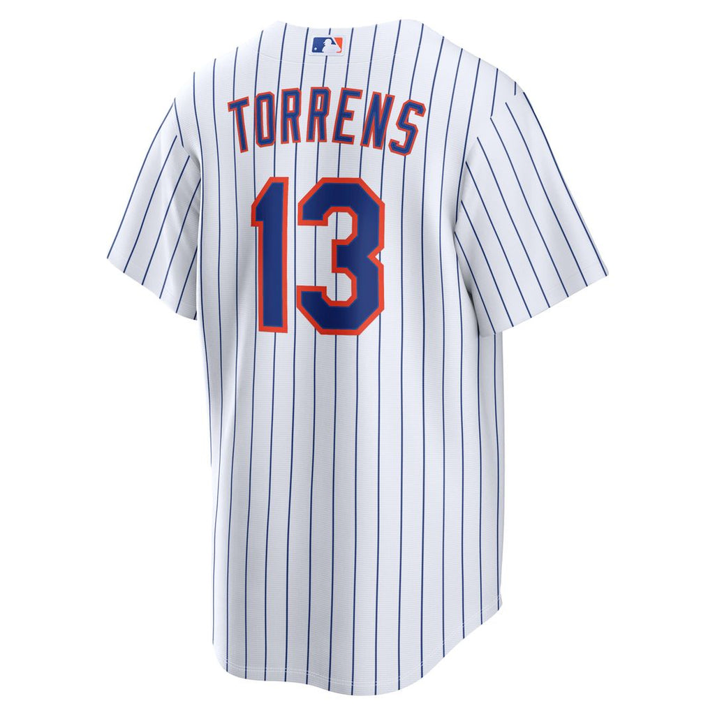 Luis Torrens New York Mets Nike Home Replica Jersey - White Official MLB Team Apparel Baseball Fan Gear
