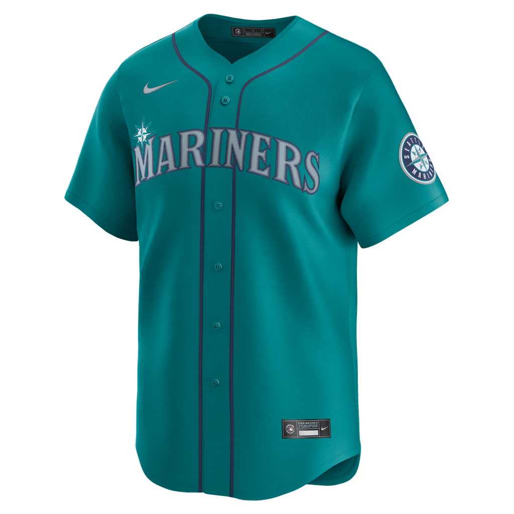 Cal Raleigh Seattle Mariners Nike Home Limited Player Jersey - White Official MLB Team Apparel Baseball Fan Gear