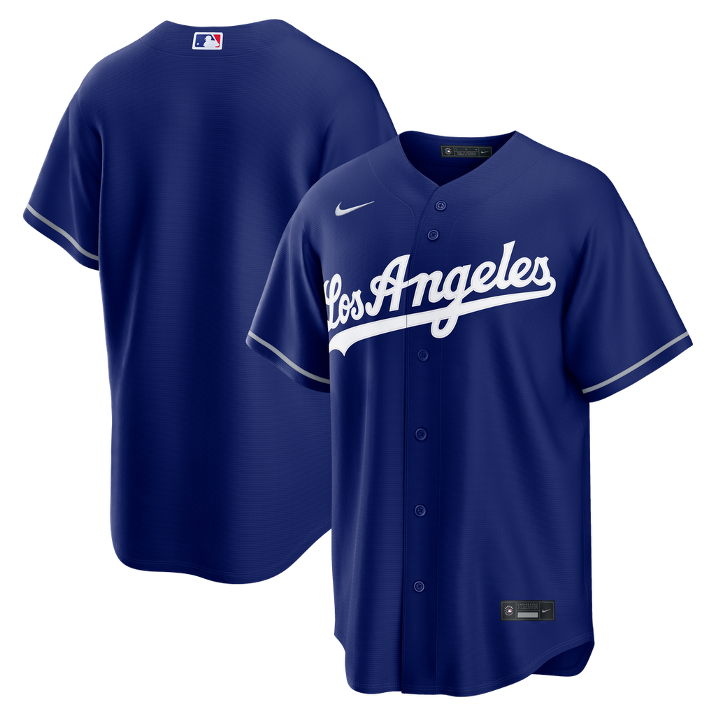 Los Angeles Dodgers Nike Alternate Replica Jersey - Royal Official MLB Team Apparel Baseball Fan Gear