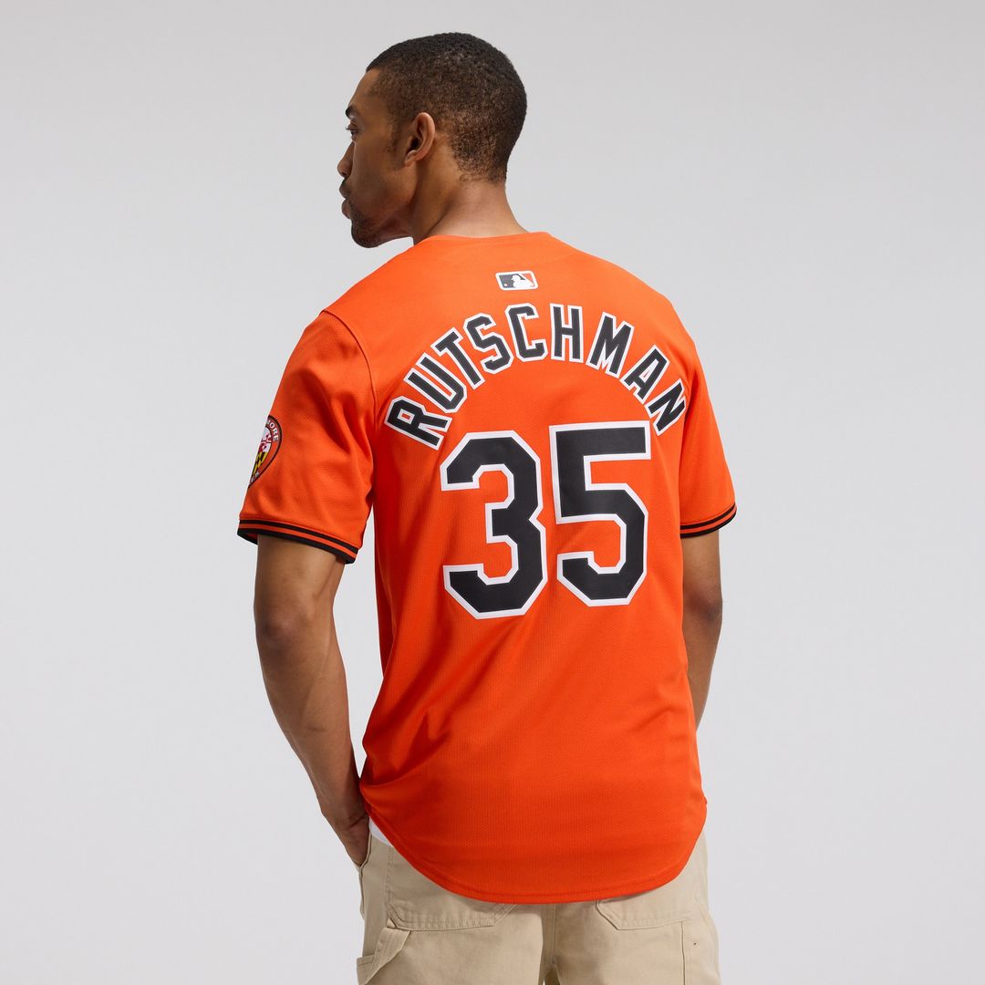 Adley Rutschman Baltimore Orioles Nike 2nd Alternate Limited Player Jersey - Orange Official MLB Team Apparel Baseball Fan Gear