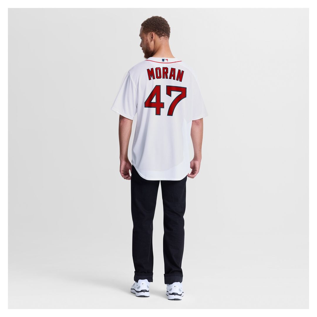 Jovani Moran Boston Red Sox Nike Home Replica Jersey - White Official MLB Team Apparel Baseball Fan Gear