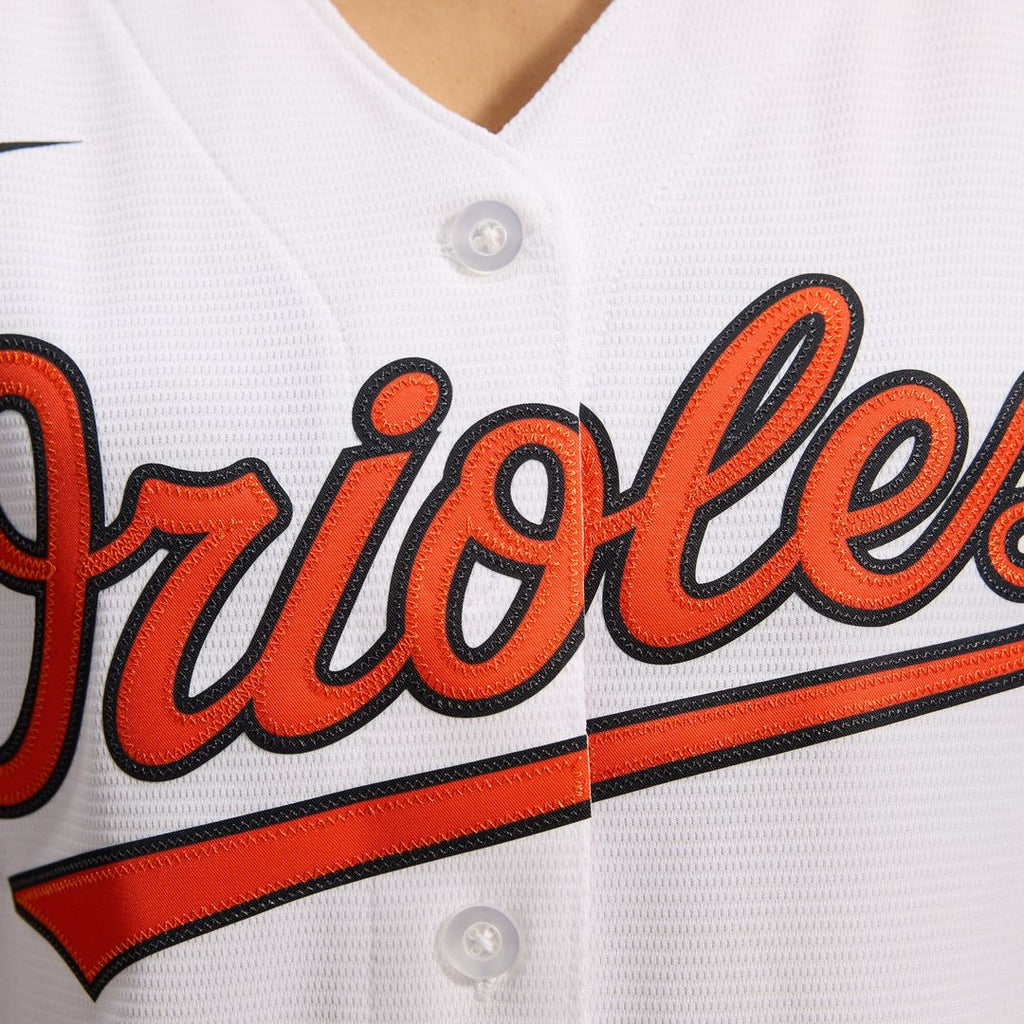 Gunnar Henderson Baltimore Orioles Nike Women's Replica Player Jersey - White Official MLB Team Apparel Baseball Fan Gear