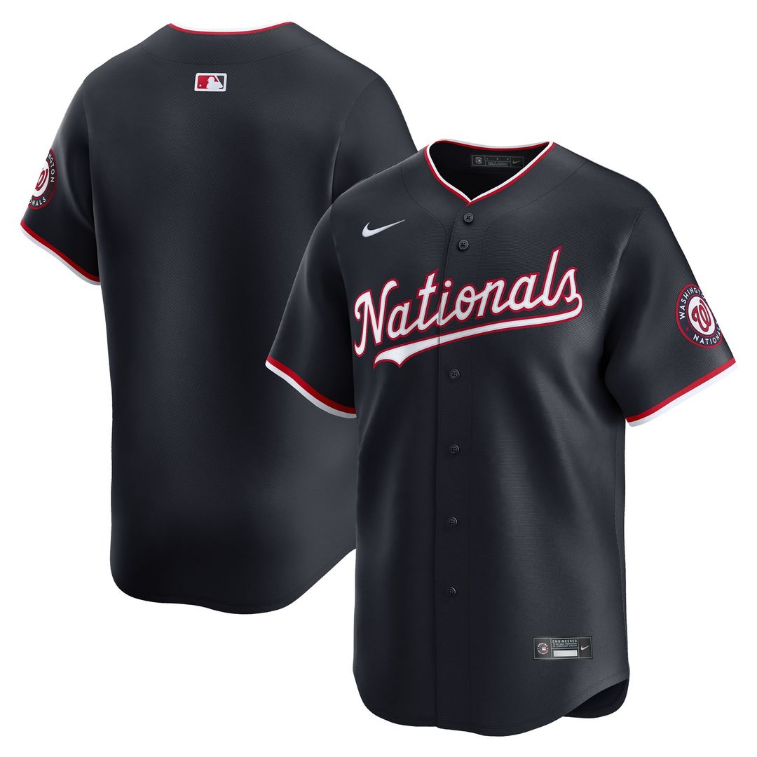 Washington Nationals Nike Home Limited Jersey - White Official MLB Team Apparel Baseball Fan Gear