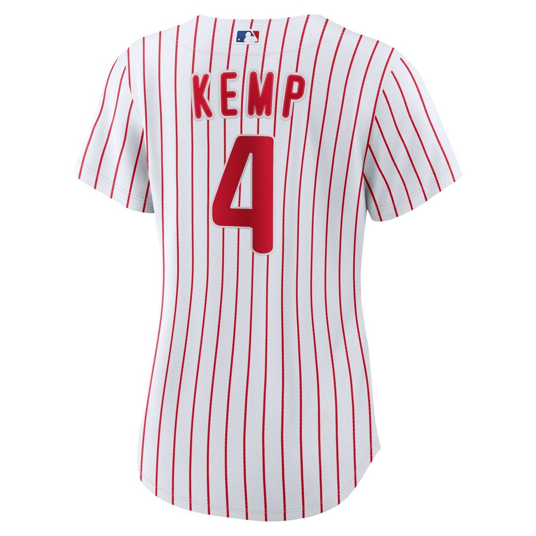 Otto Kemp Philadelphia Phillies Nike Women's Home Replica Jersey - White Official MLB Team Apparel Baseball Fan Gear