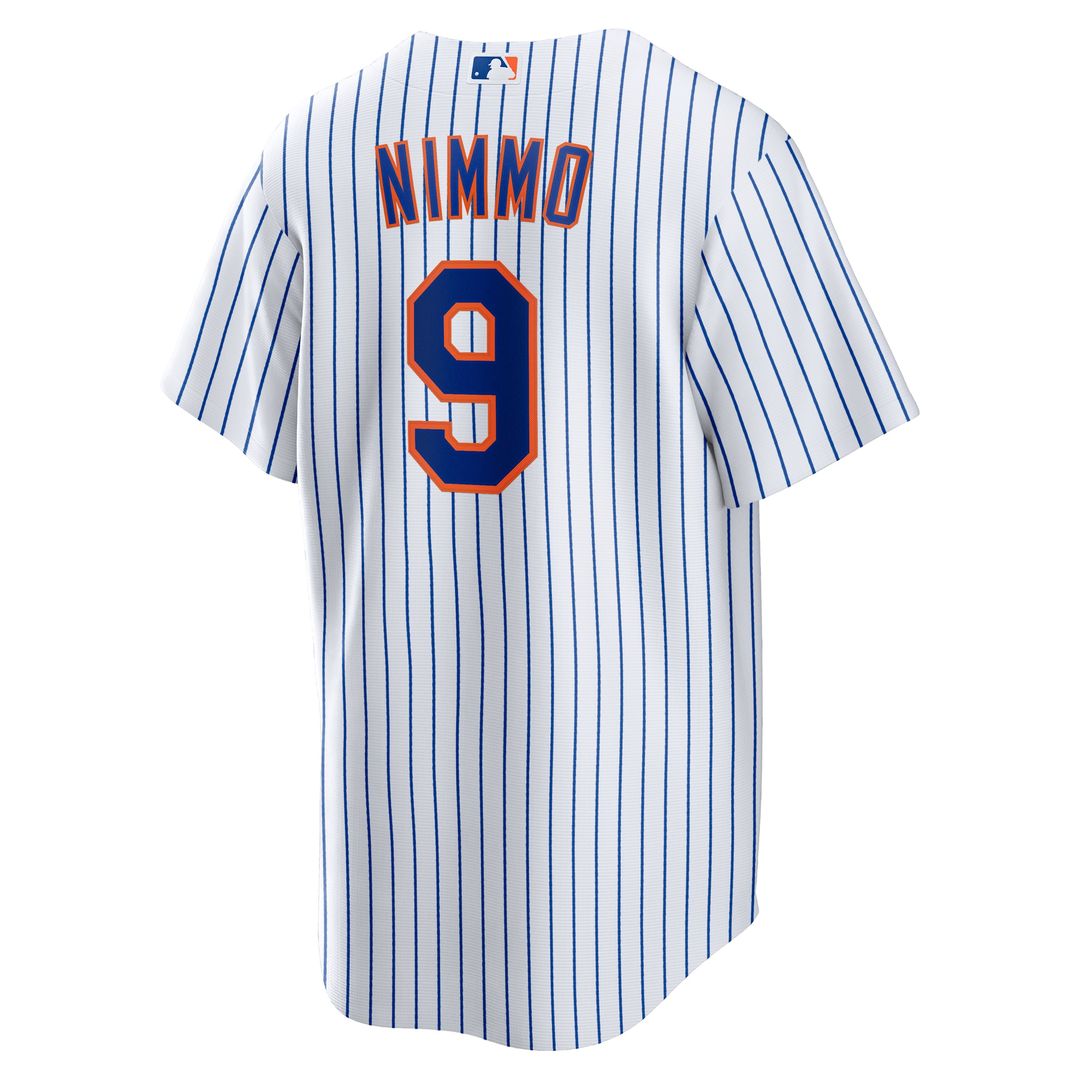 Brandon Nimmo New York Mets Nike Home Replica Jersey - White Official MLB Team Apparel Baseball Fan Gear