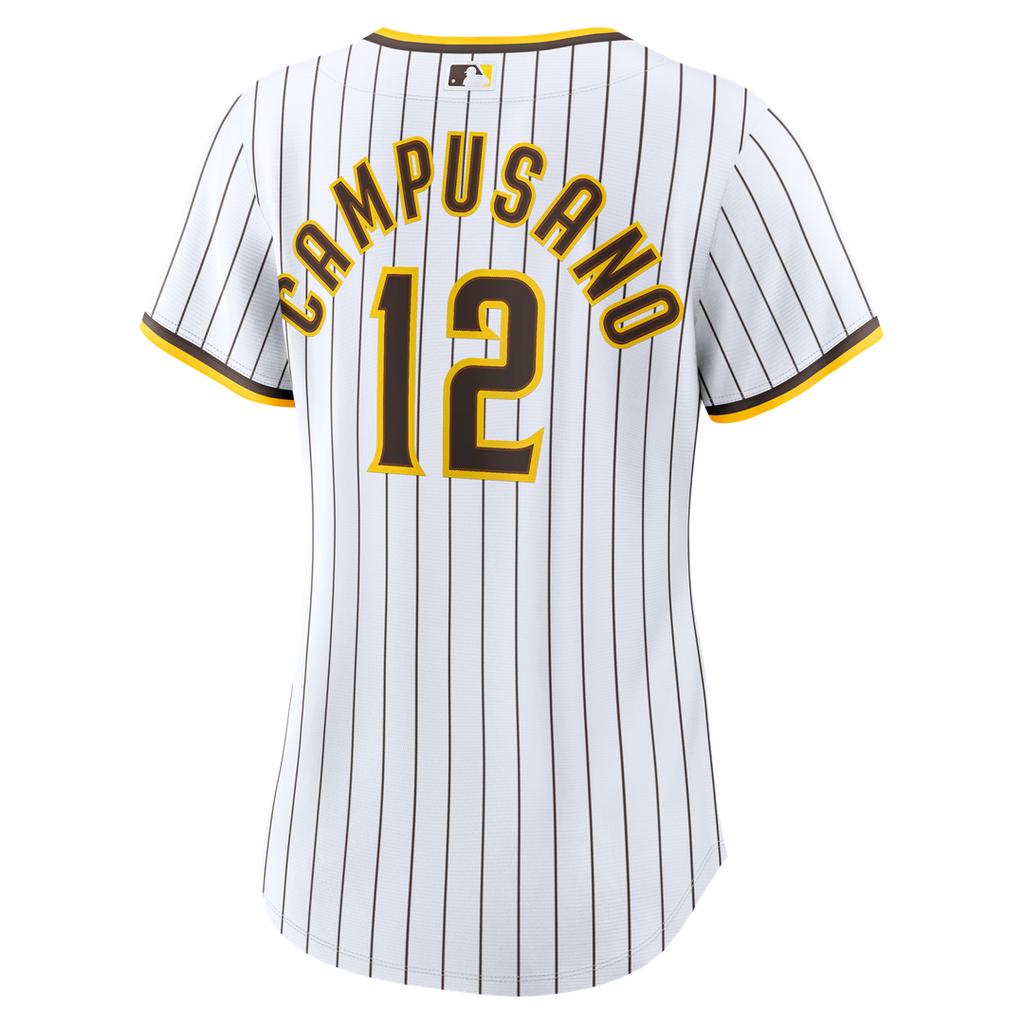 Luis Campusano San Diego Padres Nike Women's Home Replica Jersey - White Official MLB Team Apparel Baseball Fan Gear